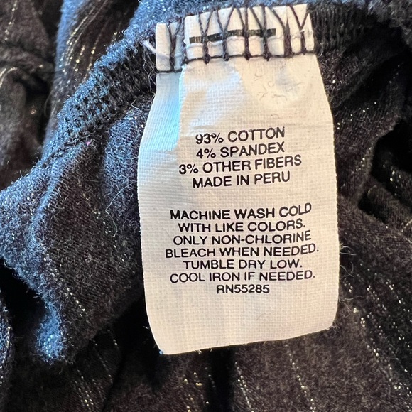 EXPRESS GRAY STRIPED TOP - Picture 9 of 9